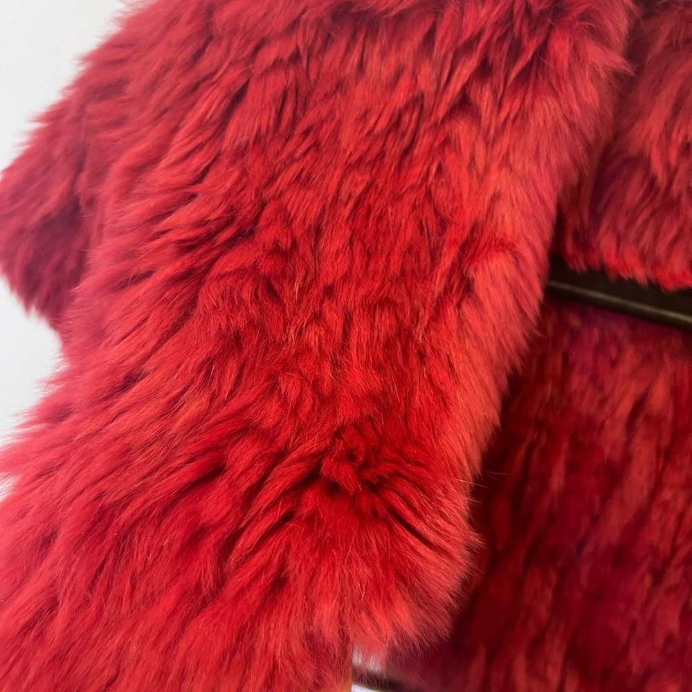 %100 Authentic Rabbit Fur Jacket - Picture 5 of 7